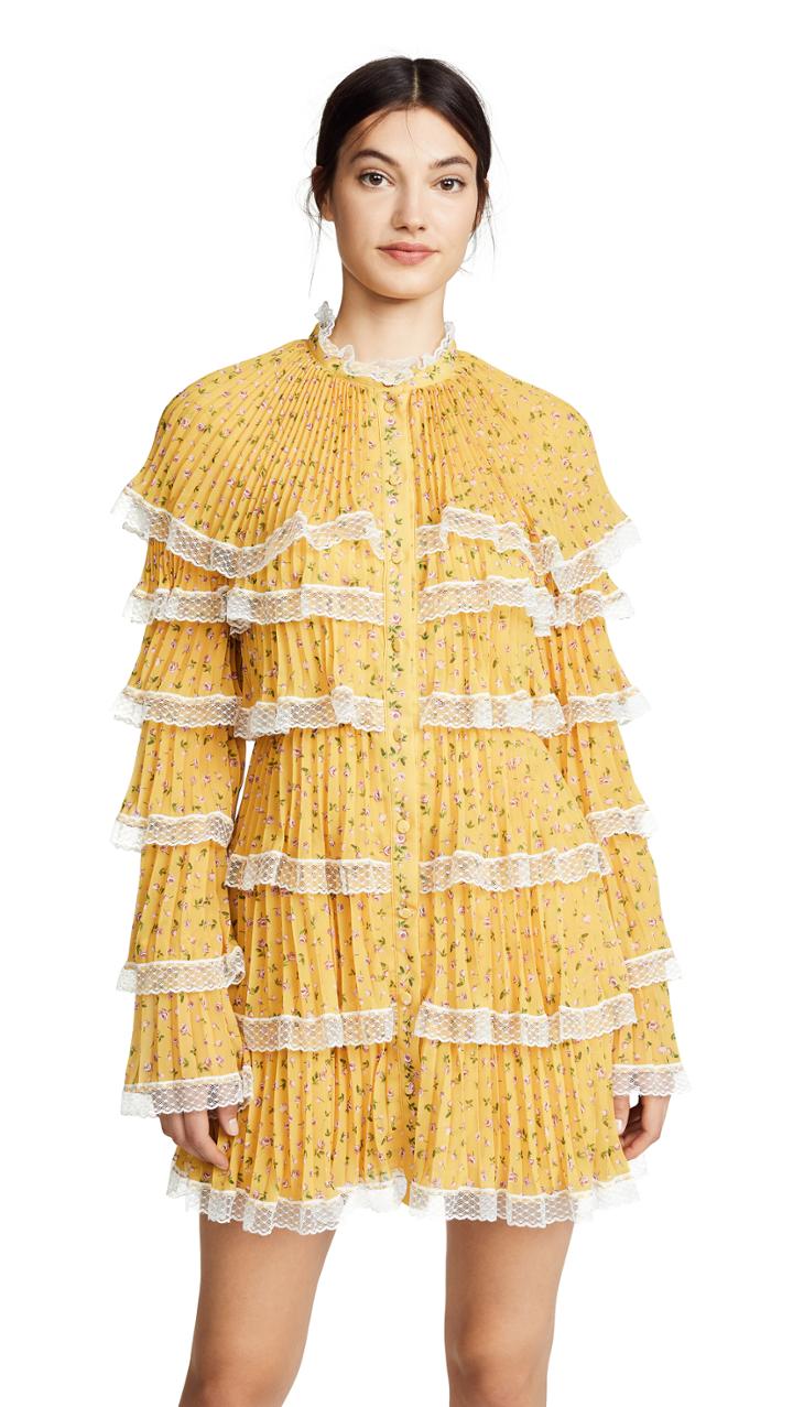 Philosophy Di Lorenzo Serafini Tiered Ruffle Floral Dress