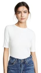 Adam Lippes Fitted Ribbed Jersey T Shirt
