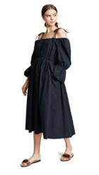 Goen J Voluminous Gathered Shoulder Dress