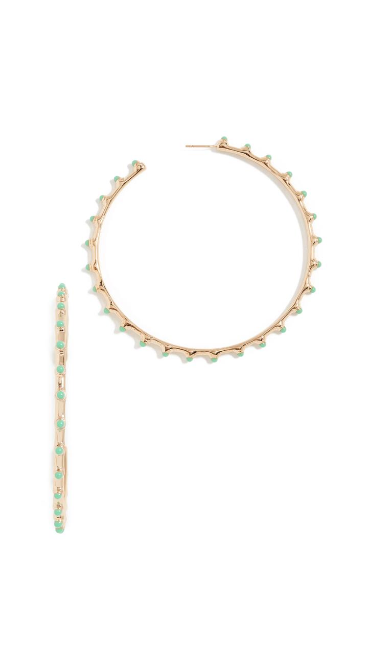 Aurelie Bidermann Hoop Earrings