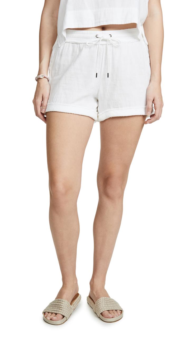 Splendid Abbot Mixed Media Shorts