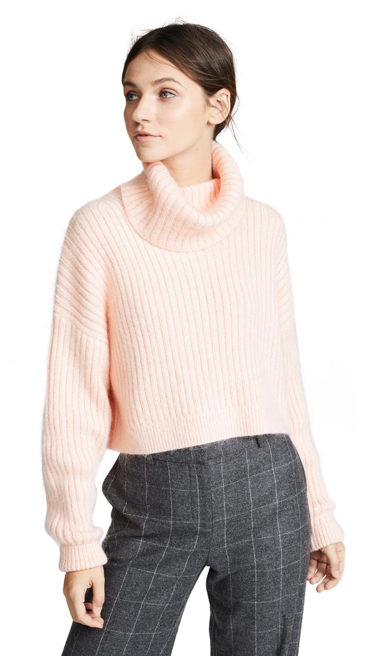 3 1 Phillip Lim Mohair Cropped Turtleneck