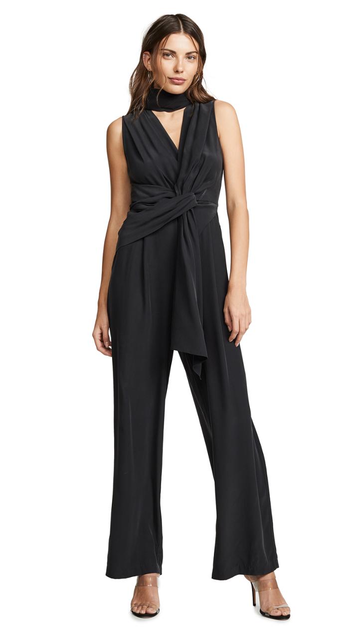 Acler Alma Silk Jumpsuit