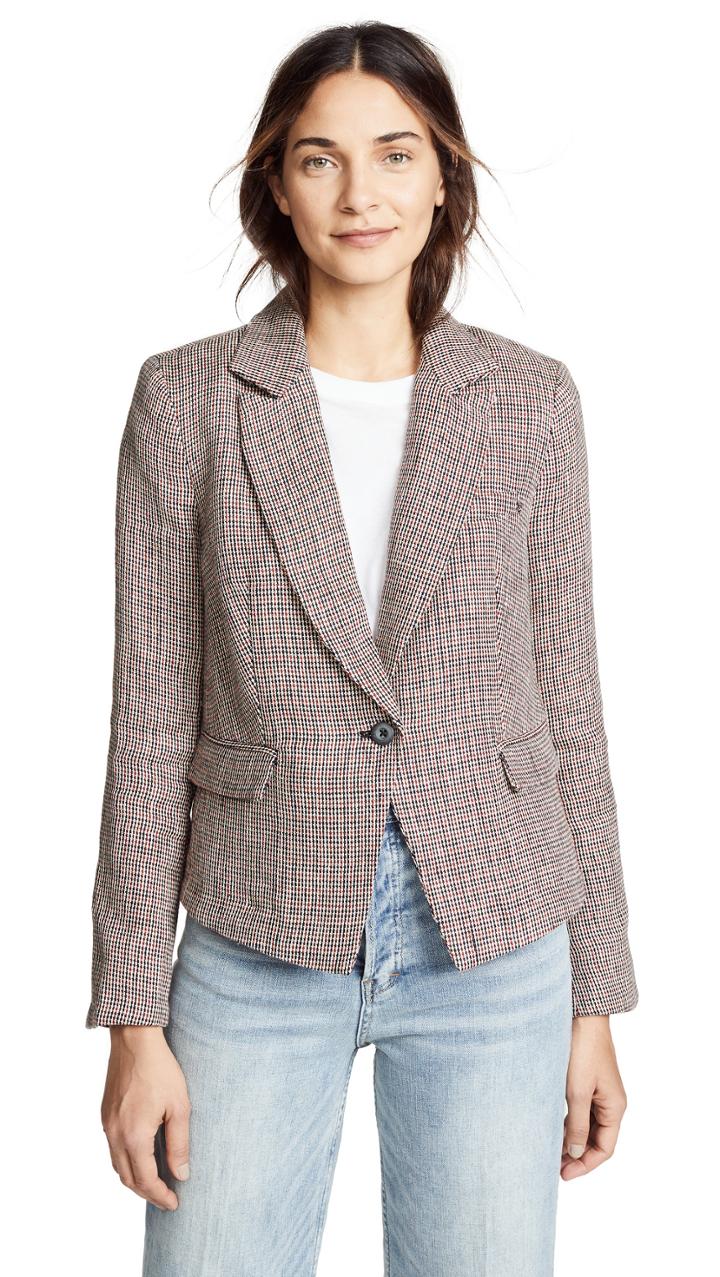 Free People Chess Blazer