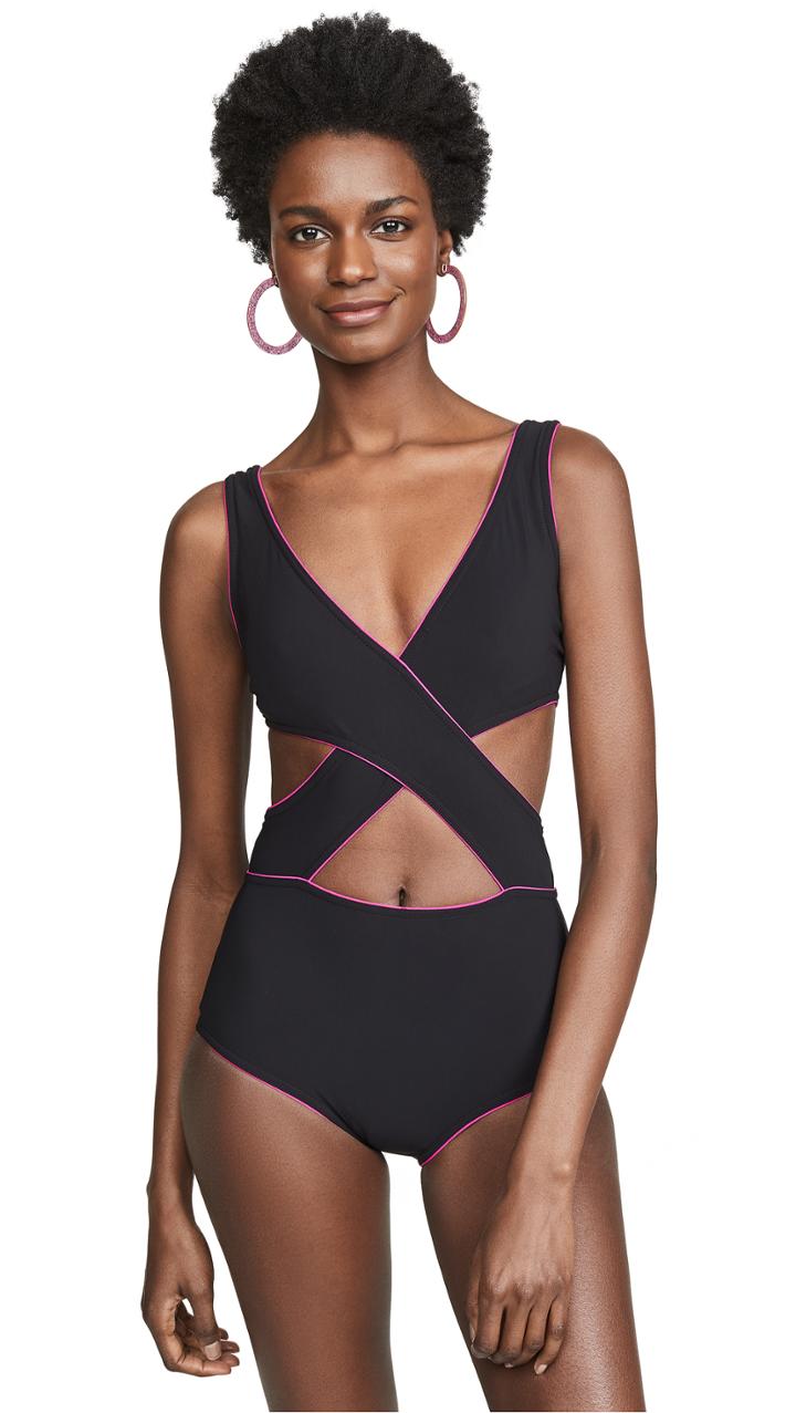 Karla Colletto V Neck Surplice Monokini