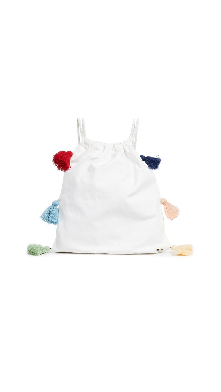 Sundry Canvas Tassel Backpack