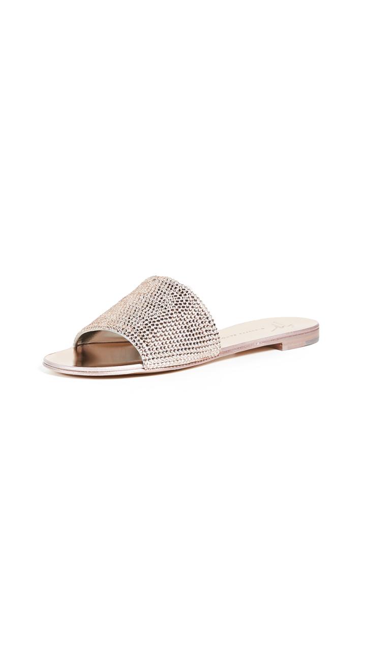 Giuseppe Zanotti Metallic Slides