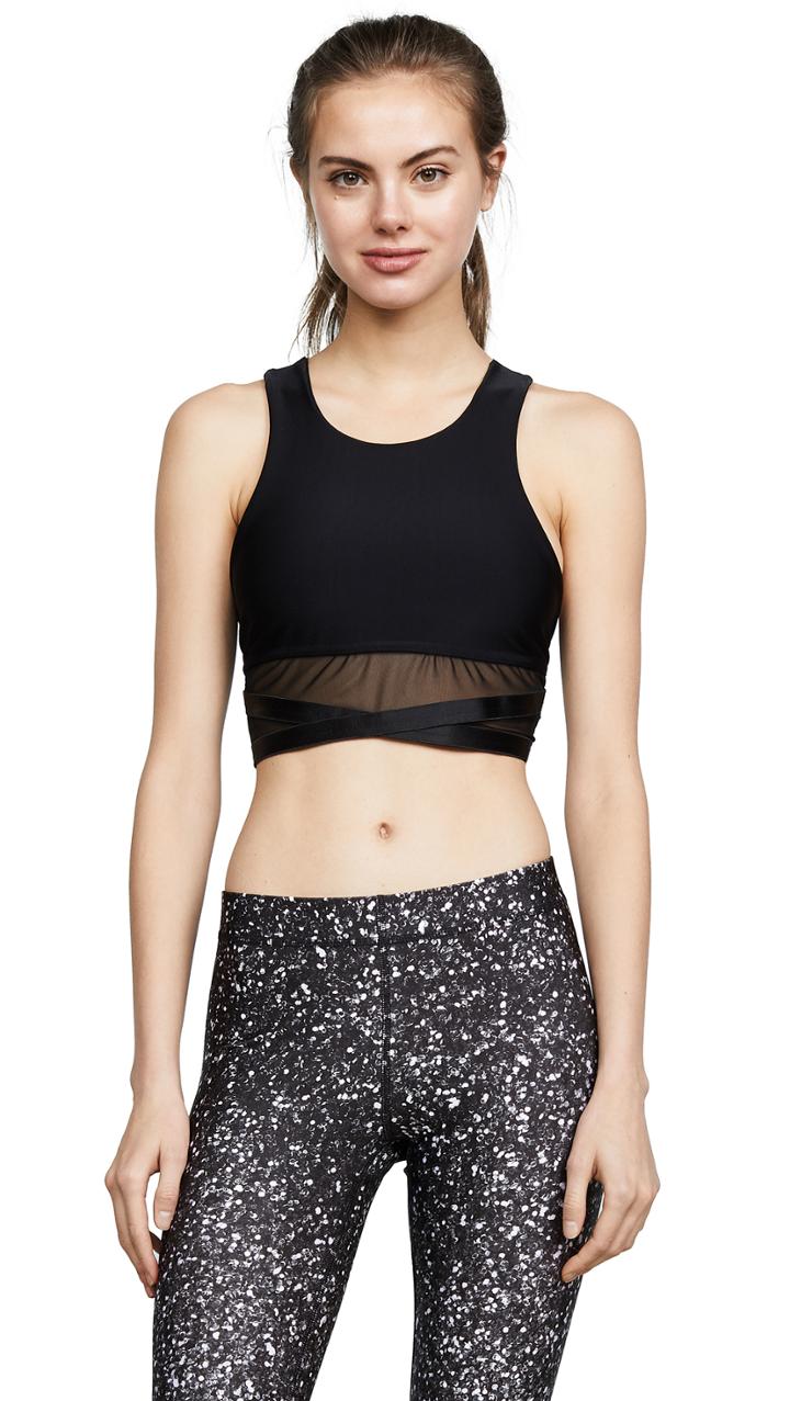 Terez Black Bra With Exposed Elastic