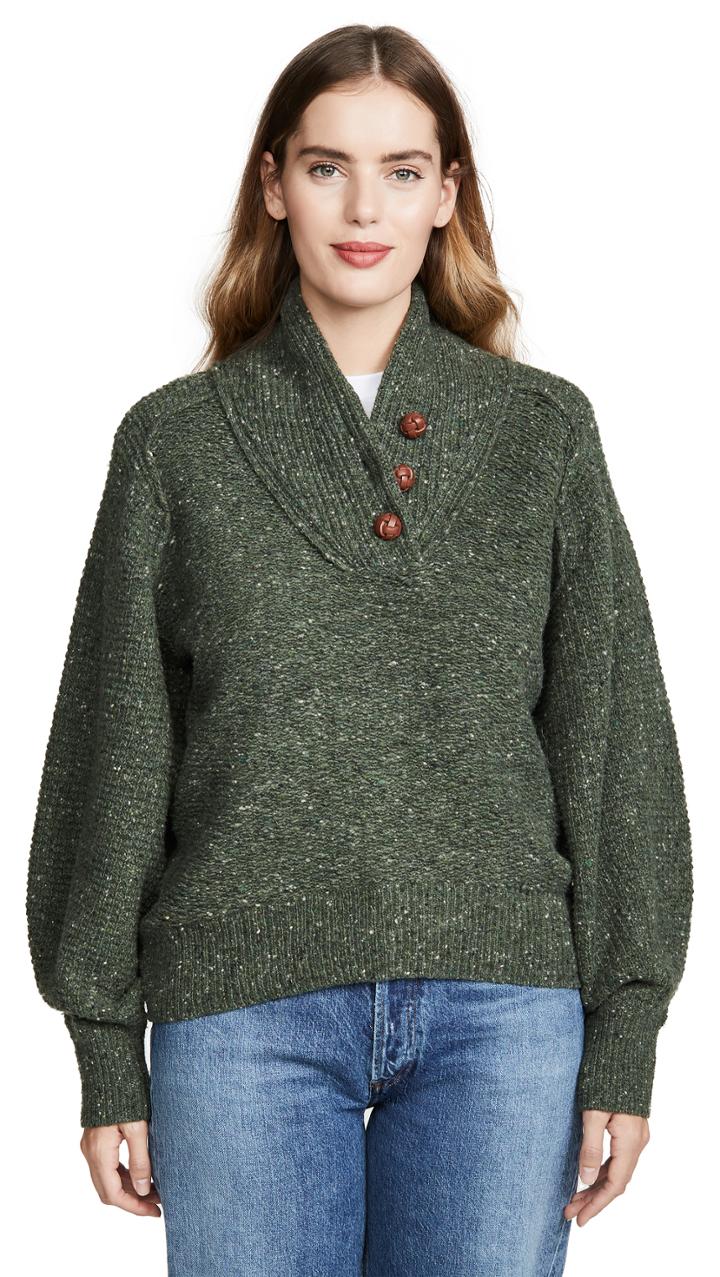 Rag Bone Klark Button Up Sweater