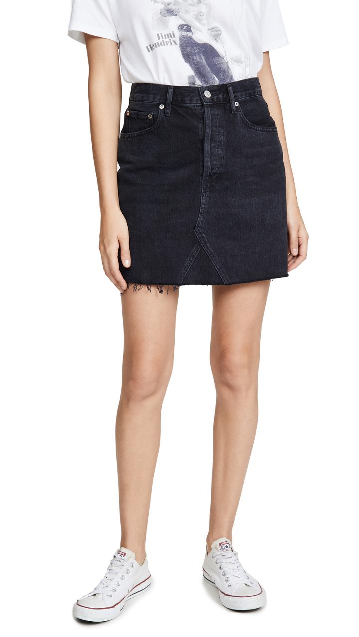 Agolde Ada Hi Rise Length Skirt