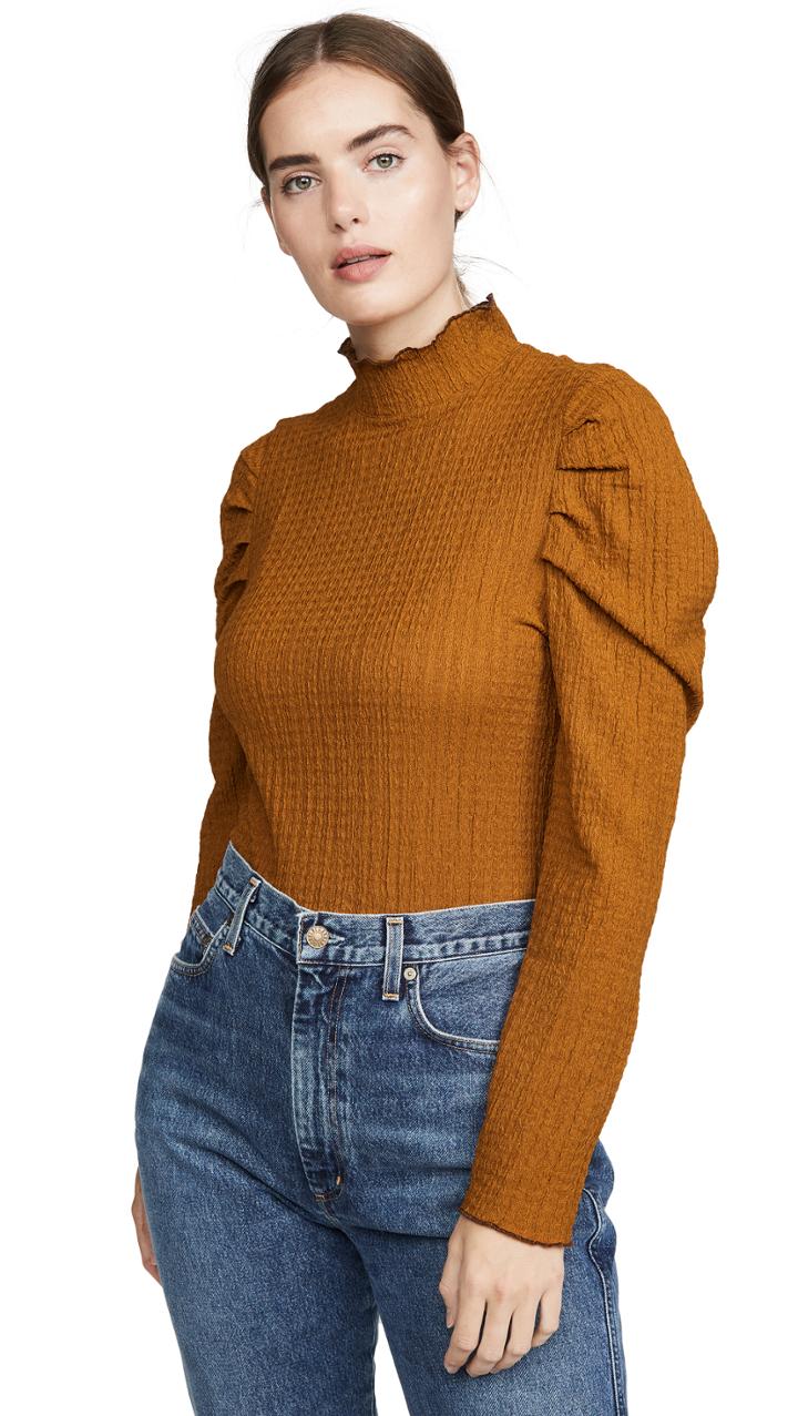 Free People Ela Turtleneck Long Sleeve Tee