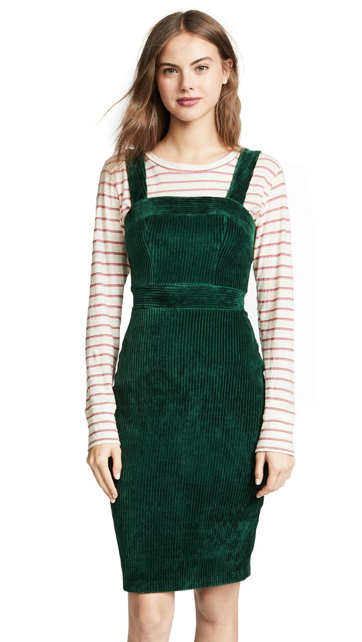 Amanda Uprichard Corduroy Jumper Dress