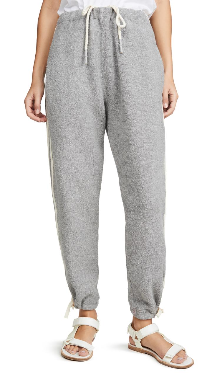 Bassike Reverse Fleece Track Pants