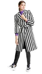 M I S B H V Striped G Wool Coat