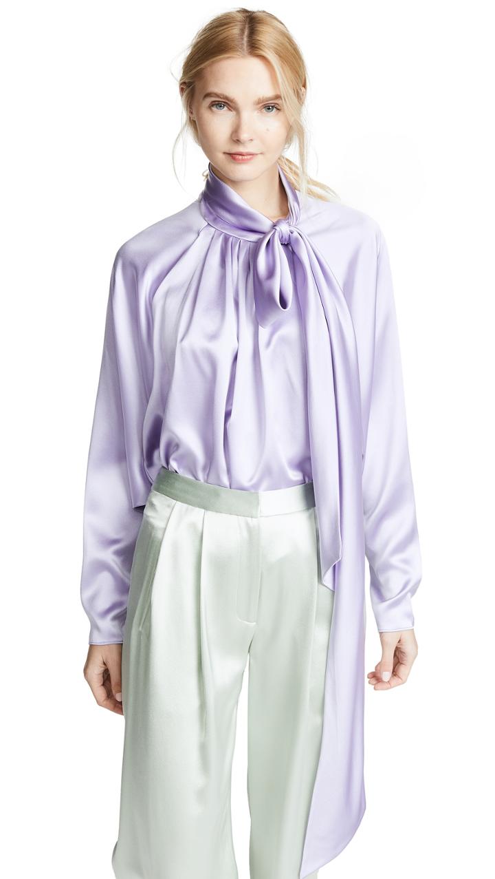 Adam Lippes Silk Dolman Sleeve Blouse