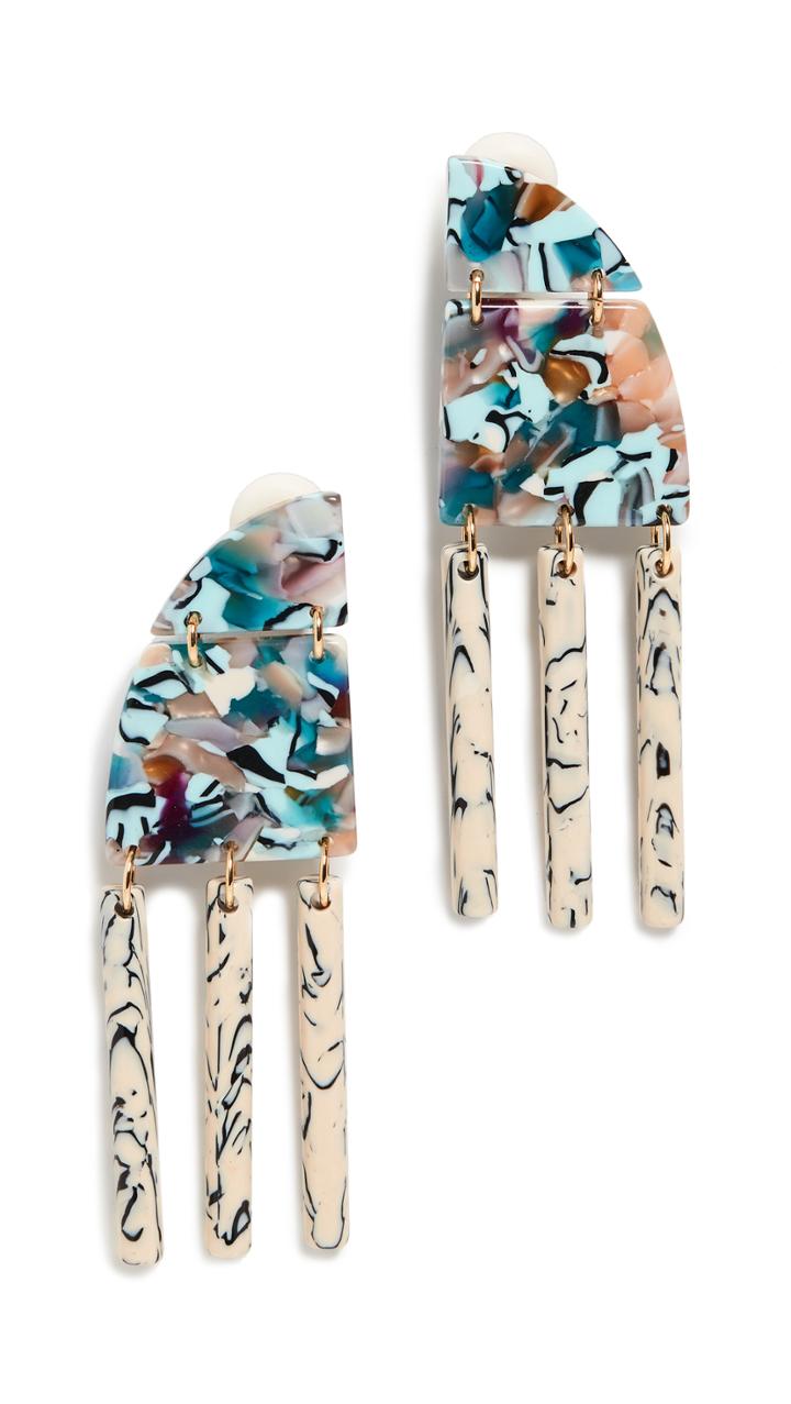 Lele Sadoughi Memphis Chandelier Earrings