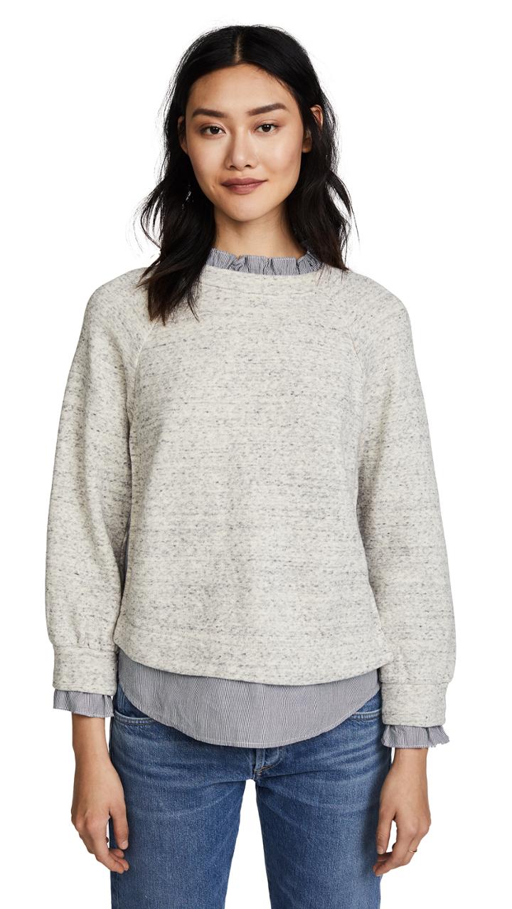 La Vie Rebecca Taylor French Terry Pullover