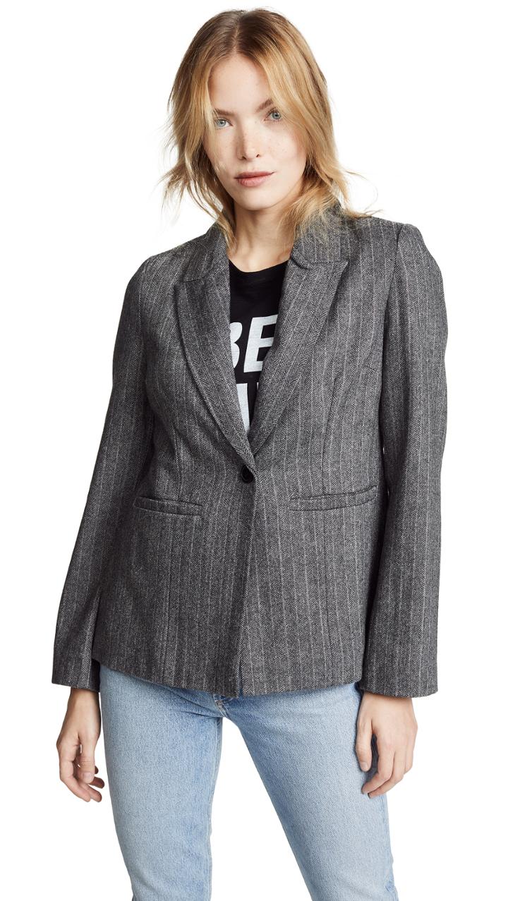 Valencia Vine Tailored Classic Slim Blazer