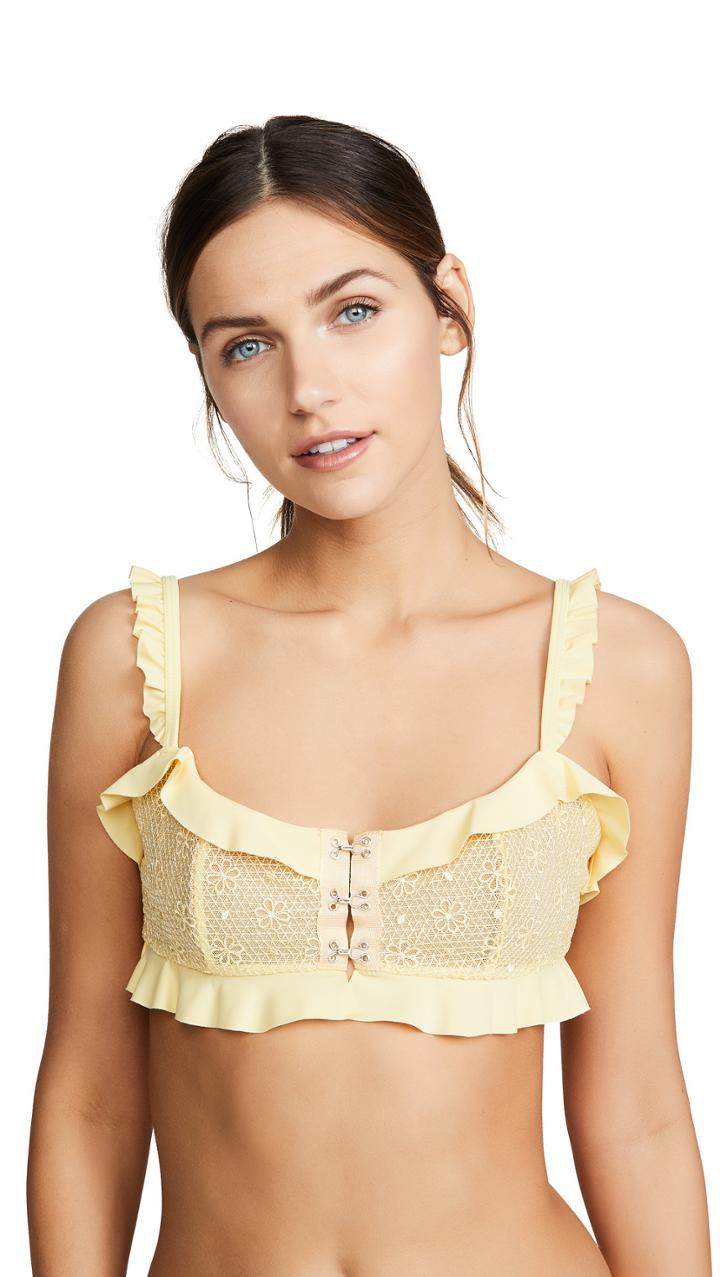 For Love Lemons Elle Lace Bikini Top