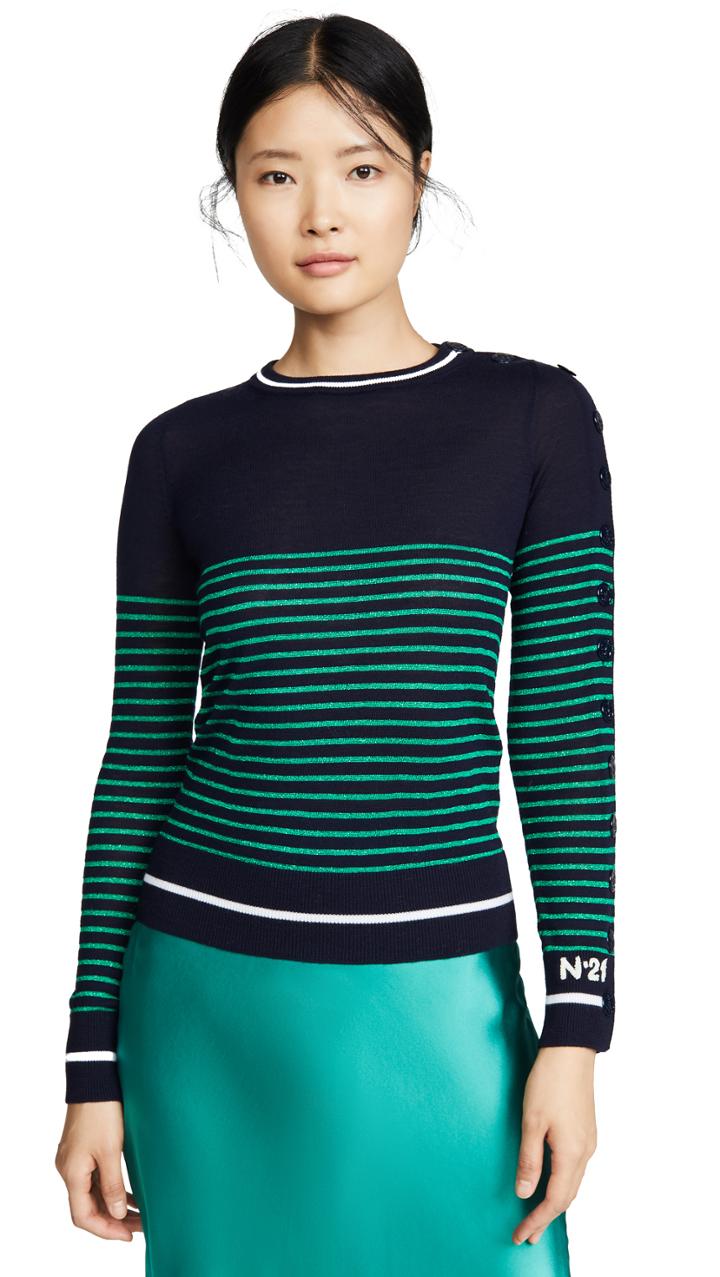 No 21 Striped Pullover