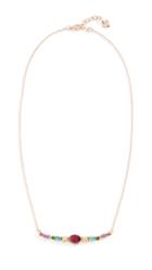 Eden Presley 14k Semi Curved Bar Necklace
