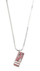 What Goes Around Comes Around Dior Red Silver Necklace