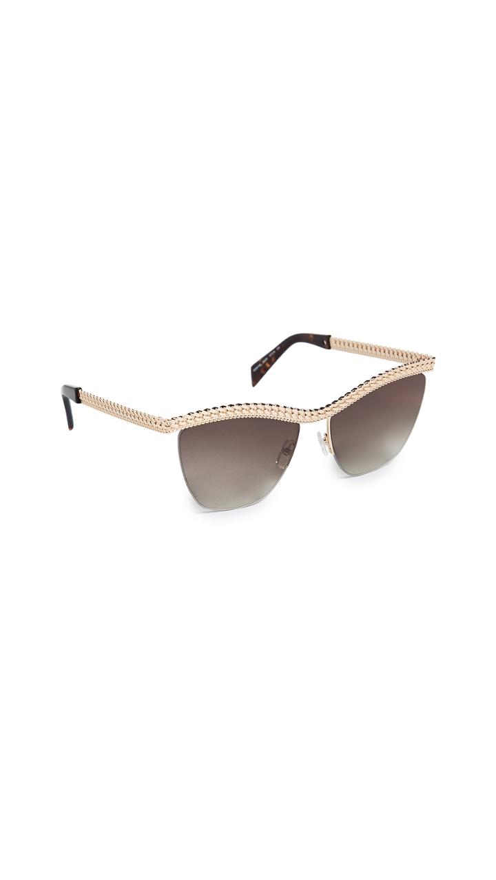 Moschino Chain Top Sunglasses