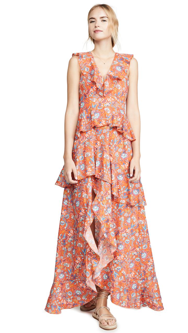 Cynthia Rowley Savannah Tiered Maxi Dress