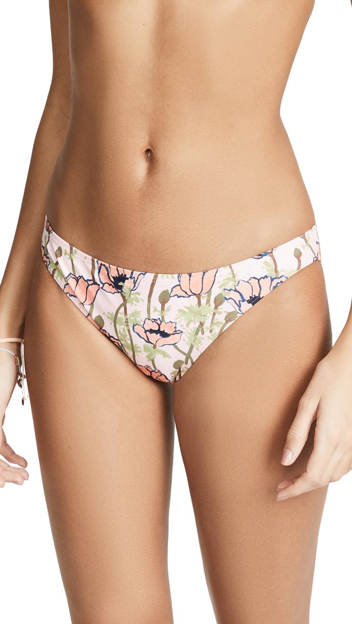 Tory Burch Printed Low Rise Hipster Bikini Bottoms