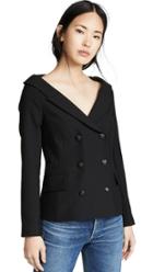 Veronica Beard Frayne Off The Shoulder Blazer