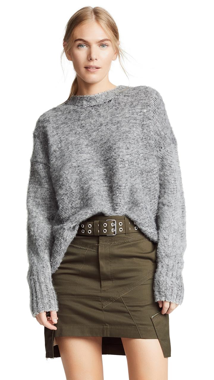 Helmut Lang Brushed Wool Crewneck