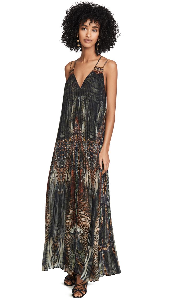 Camilla Pleated Jumpsuit With Yoke