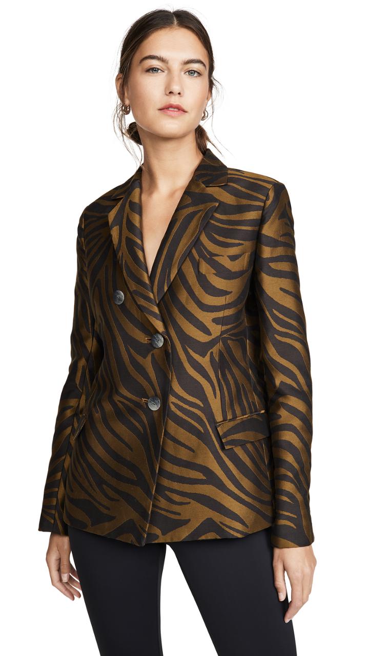 3 1 Phillip Lim Zebra Jacquard Blazer