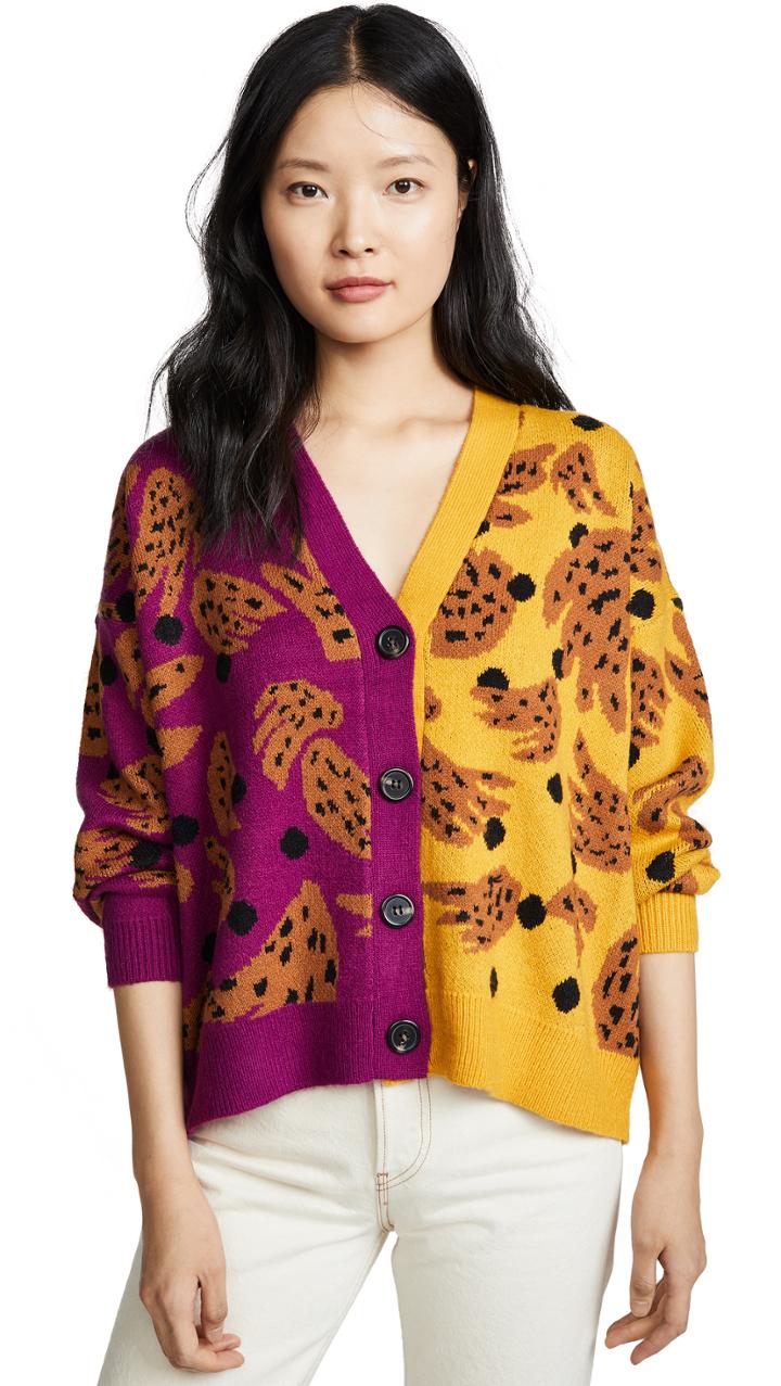 Farm Rio Mix Bananas Knit Cardigan