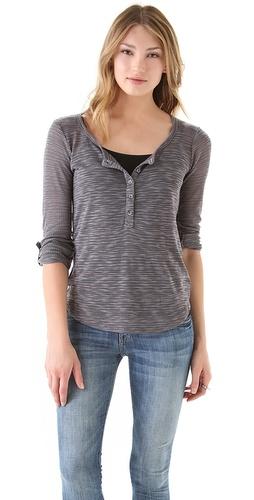 Splendid Loose Knit Henley