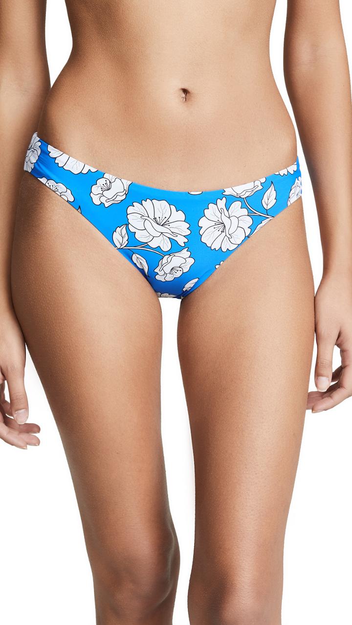 Pilyq Poppy Reversible Basic Ruched Bikini Bottoms