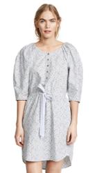 La Vie Rebecca Taylor Long Sleeve Meadow Floral Dress