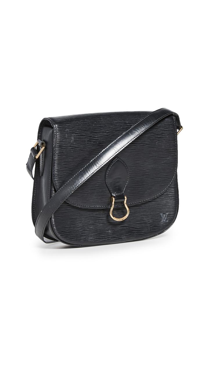 What Goes Around Comes Around Louis Vuitton Black Epi Saint Cloud Gm Bag