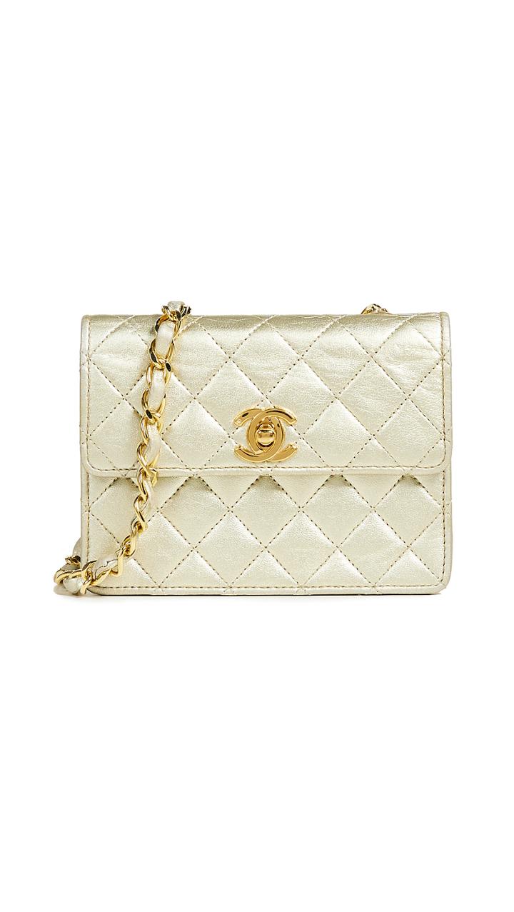 What Goes Around Comes Around Chanel Half Flap Micro Mini Bag