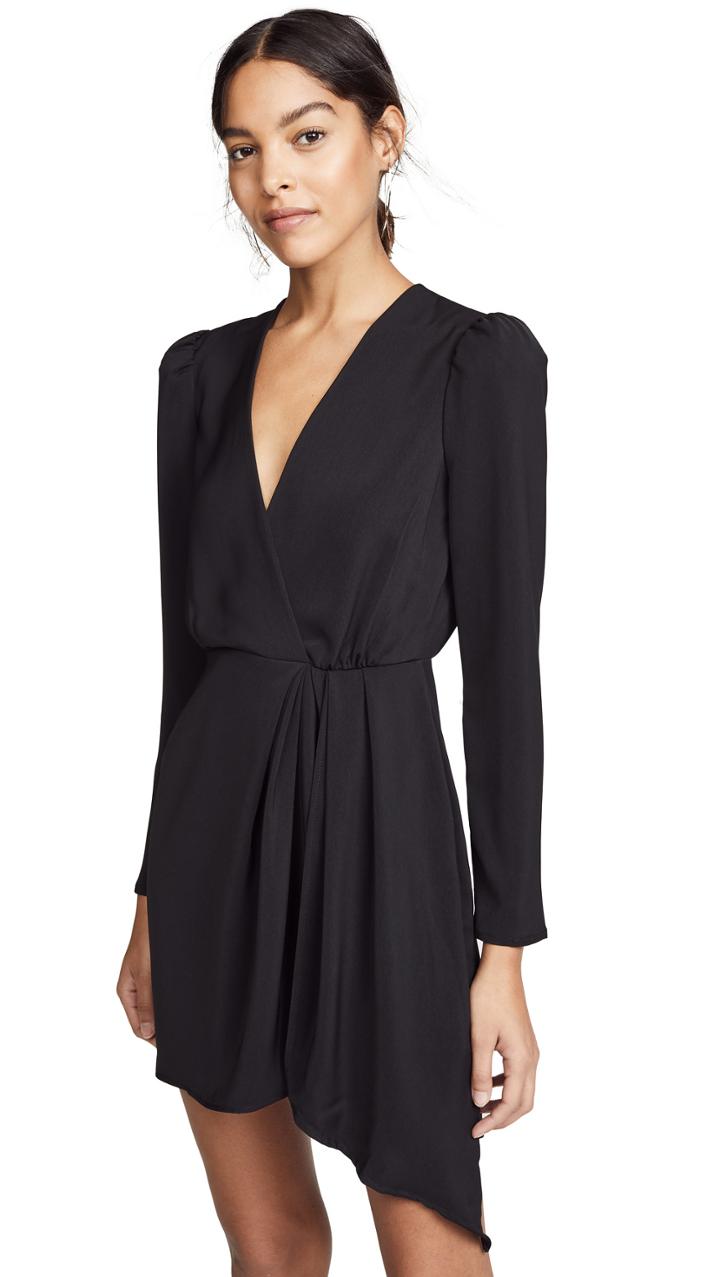Wayf Banks Plunging Mini Dress