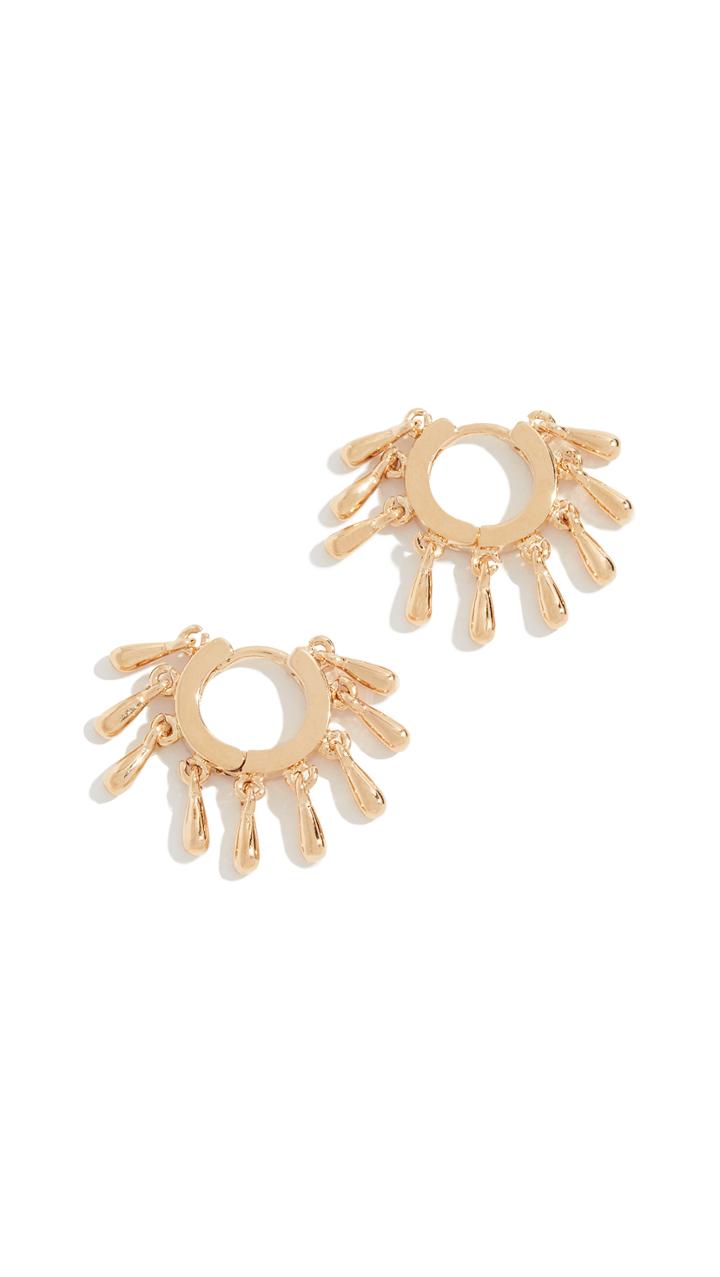 Rebecca Minkoff Multi Teardrop Huggie Earrings
