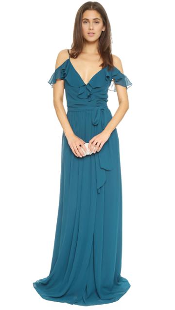 Joanna August Portia Off Shoulder Wrap Dress