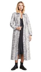 Denim X Alexander Wang Printed Trench Coat