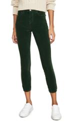 L Agence Margot Cord High Rise Skinny Jeans
