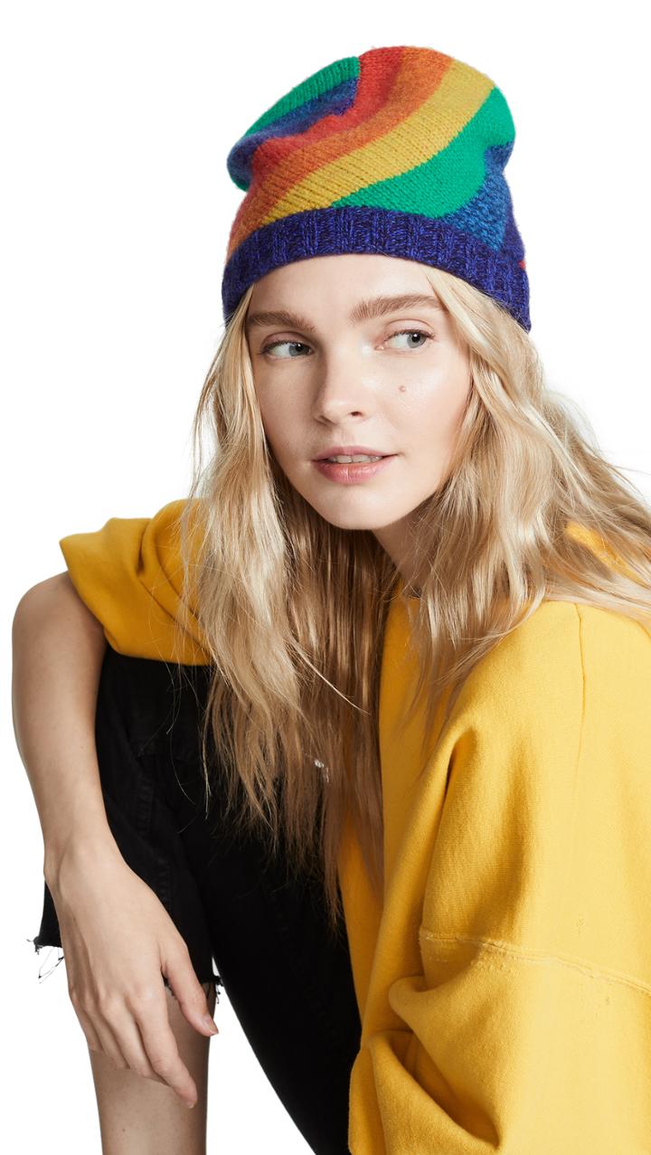 Acne Studios Rainbow Stripe Hat