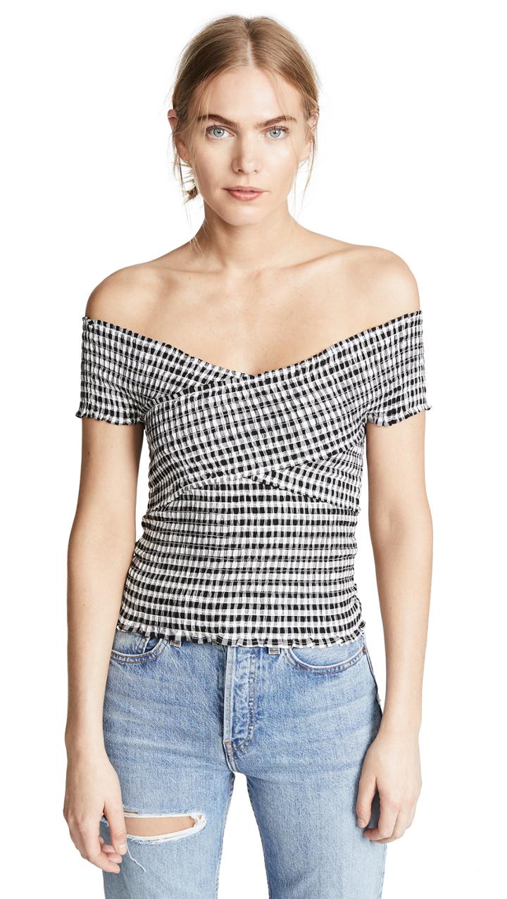 Cupcakes And Cashmere Bowman Top