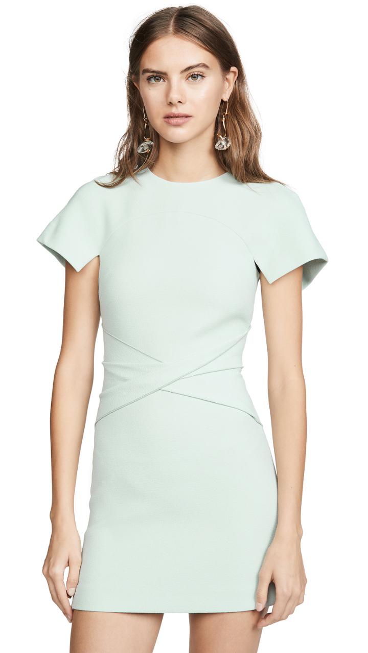 Dion Lee Crepe Concave Mini Dress