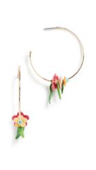 Roxanne Assoulin Flower Power Hoop Earrings