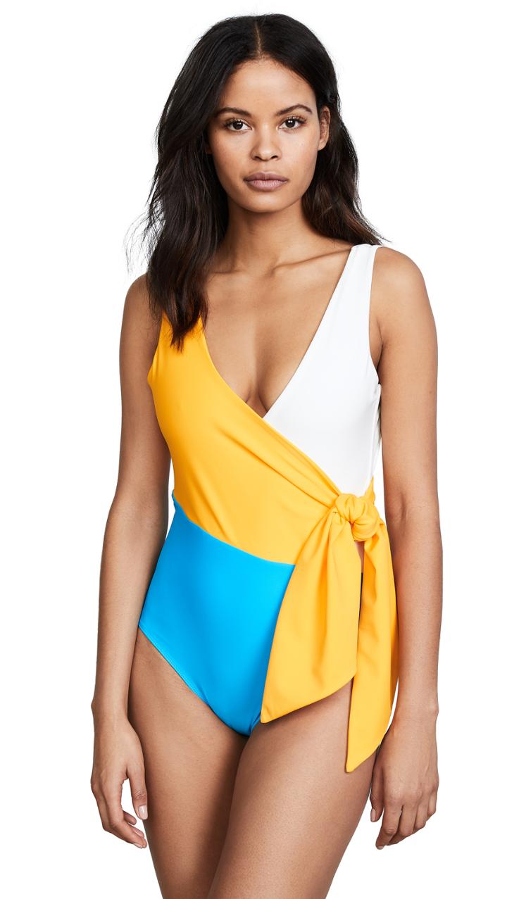 Pilyq Colorblock Bikini Bottoms
