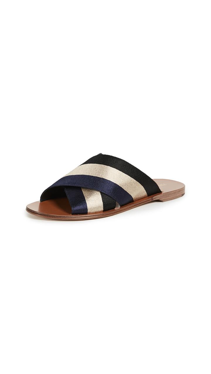 Diane Von Furstenberg Bailie 2 Crisscross Slides